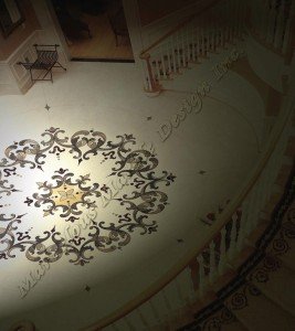 marble flooring border designs