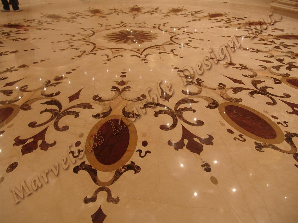 20ft-Round-Marble-Medallion marble borders and medallions