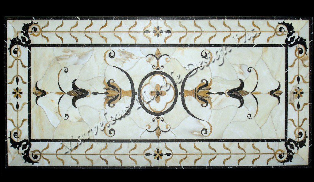 marble floor medallions