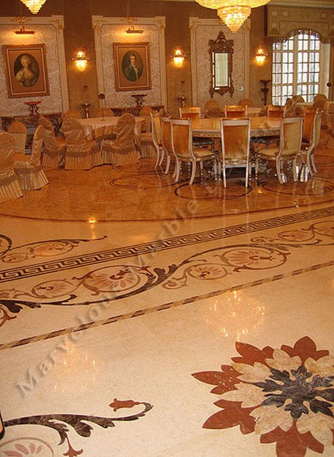 custom marble flooring